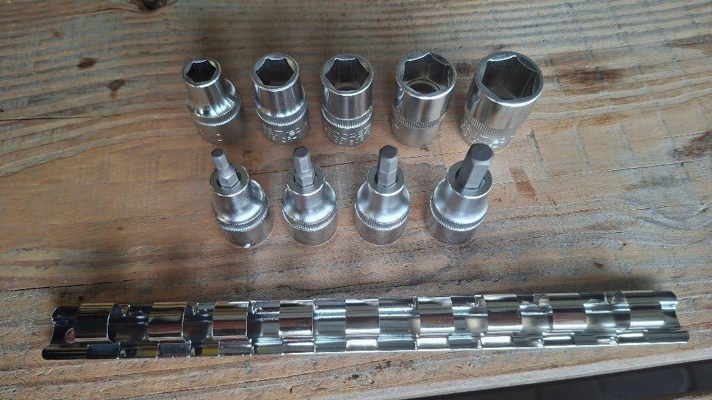 Gedore doppenset op Rail / Strip Inbus en 6 kant dop NIEUW!, ., Nieuw, Ophalen of Verzenden, .