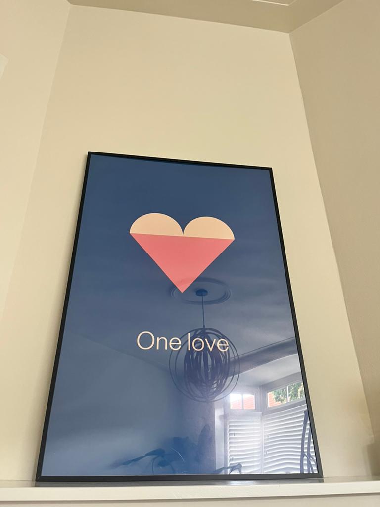 IKEA Lomviken zwart 61x91cm, Ophalen of Verzenden, Gebruikt
