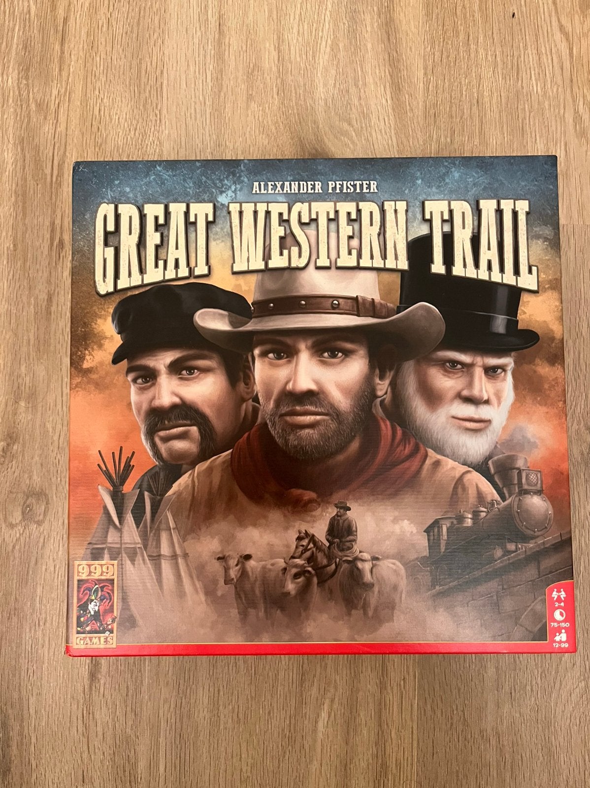 Great Western Trail NL – 999 Games-  1x gespeeld, Hobby en Vrije tijd, Gezelschapsspellen | Bordspellen, Ophalen of Verzenden