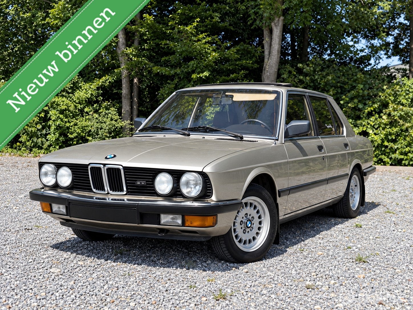 BMW 5-serie 518 / 1983 / 1ste eigenaar / schuurvondst, Achterwielaandrijving, 4 cilinders, Bedrijf, Handgeschakeld