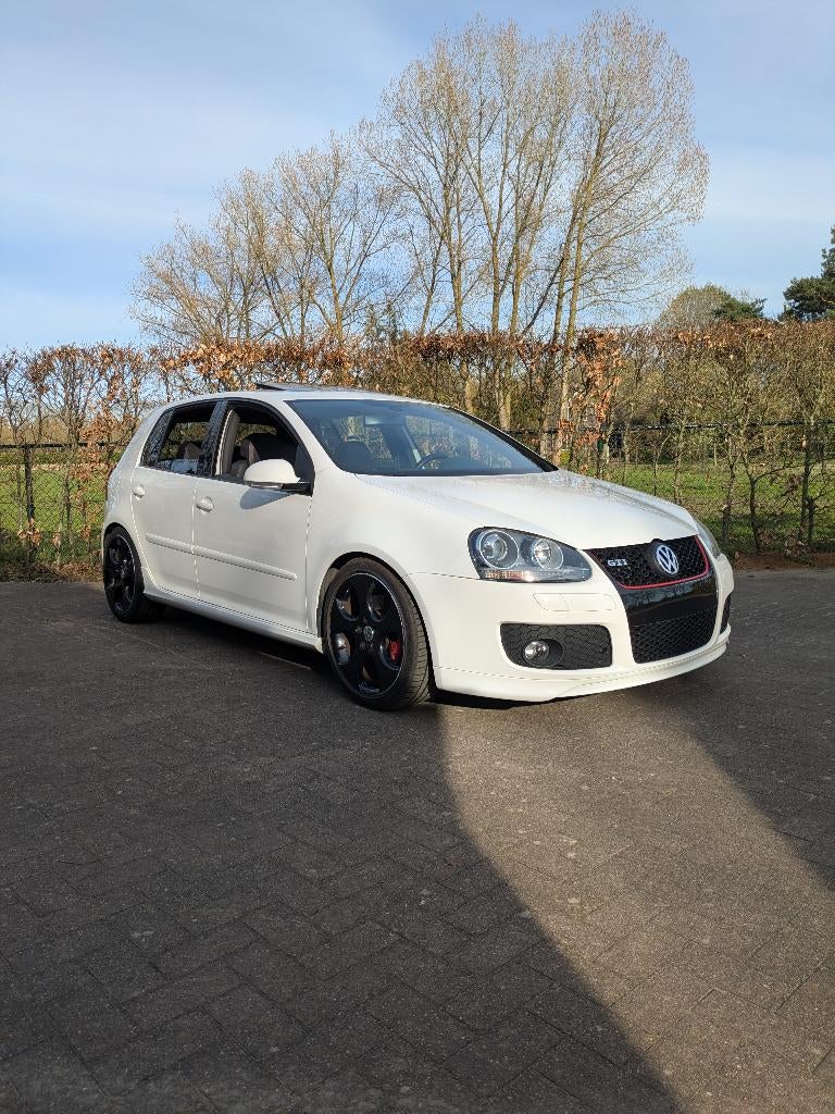Volkswagen Golf 2.0 GTI Edition 30 340pk DSG 2007 Wit, Zwart, 4 cilinders, 1984 cc, Leder en Stof