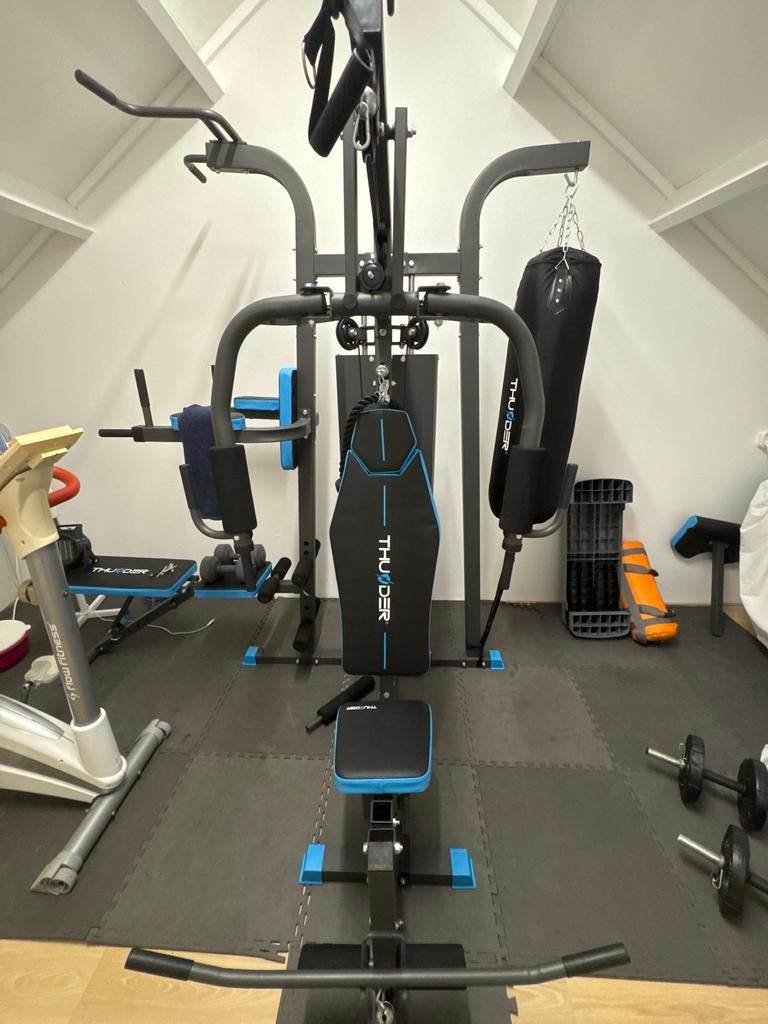 Fitnessstation, Sport en Fitness, Fitnessapparatuur, Ophalen, Gebruikt, Krachtstation, Armen
