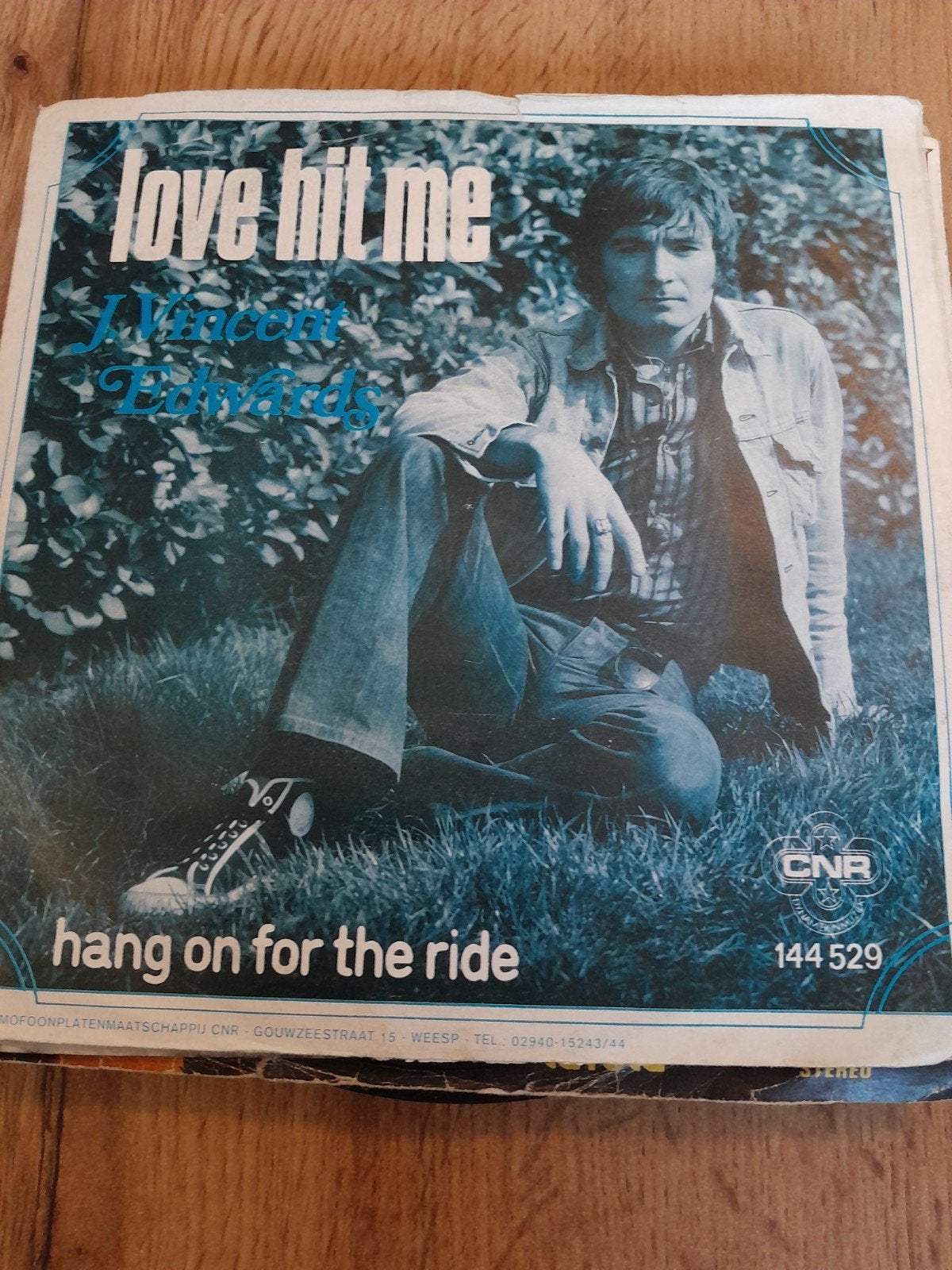 J vincent edwards 7inch love hit me, Ophalen of Verzenden, Zo goed als nieuw, Pop