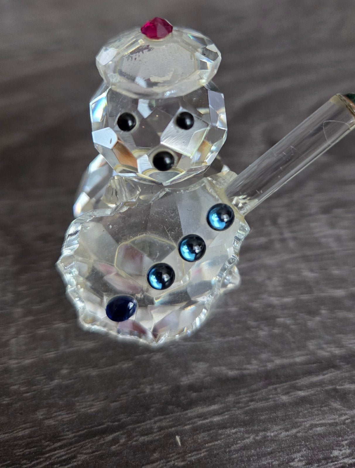 swarovski en glas, Ophalen