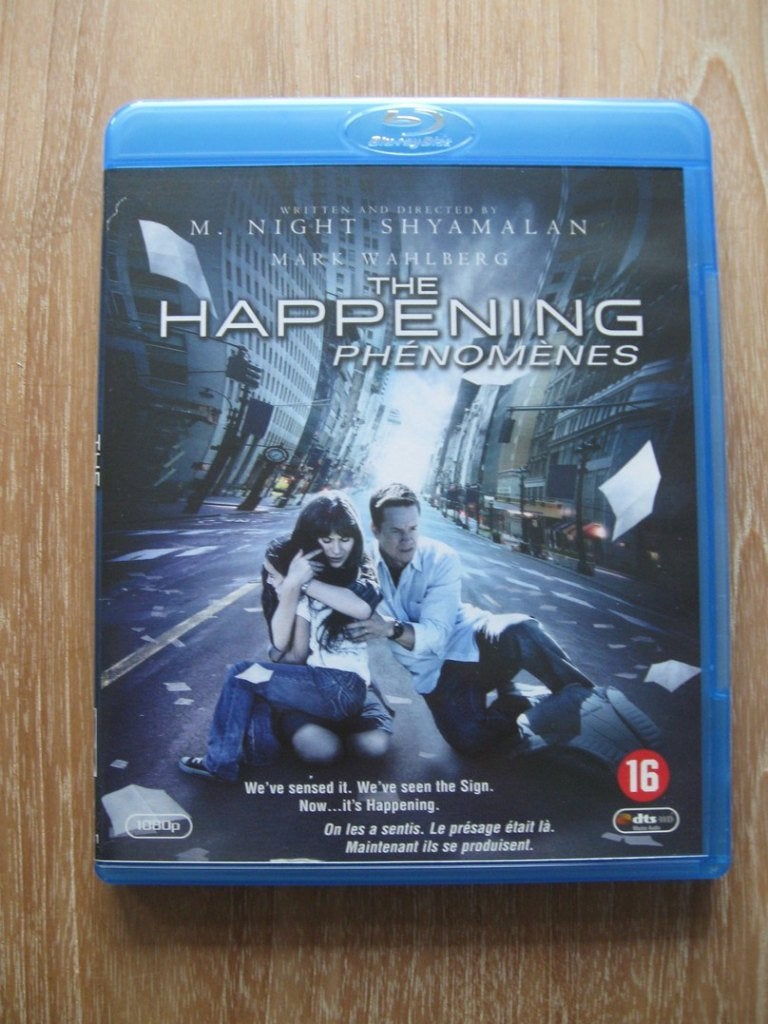 Blu-ray The Happening Mark Wahlberg Zooey Deschanel, Engels, Vanaf 16 jaar, Nederlands, Film