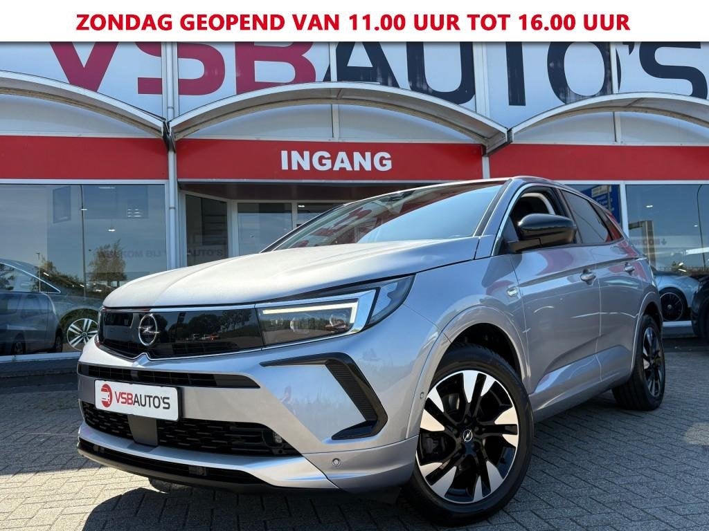 Opel GRANDLAND 1.2 TURBO AUT. NAVI CAMERA AIRCO CARPLAY, Auto's, Automaat, Gebruikt, 1199 cc, Met garantie (alle)
