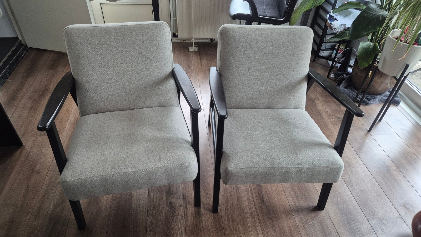 EKENÄSET -  Kilanda lichtbeige 2x, Huis en Inrichting, Hout, Gebruikt, Modern, Scandinavisch, 75 tot 100 cm
