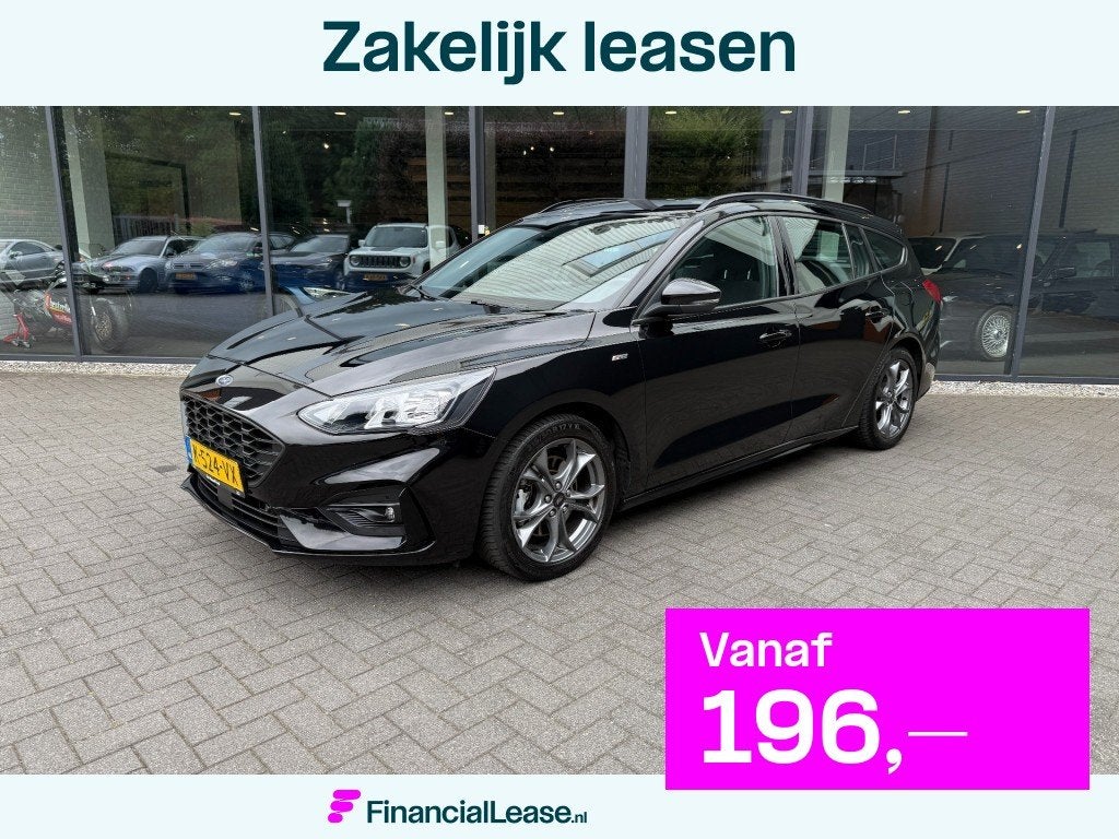 Ford Focus 1.0 EBH ST-Line,Navi,Clima,Cruise,Trekhk,Keyless,, Dealer onderhouden, 125 pk, Gebruikt, 1288 kg