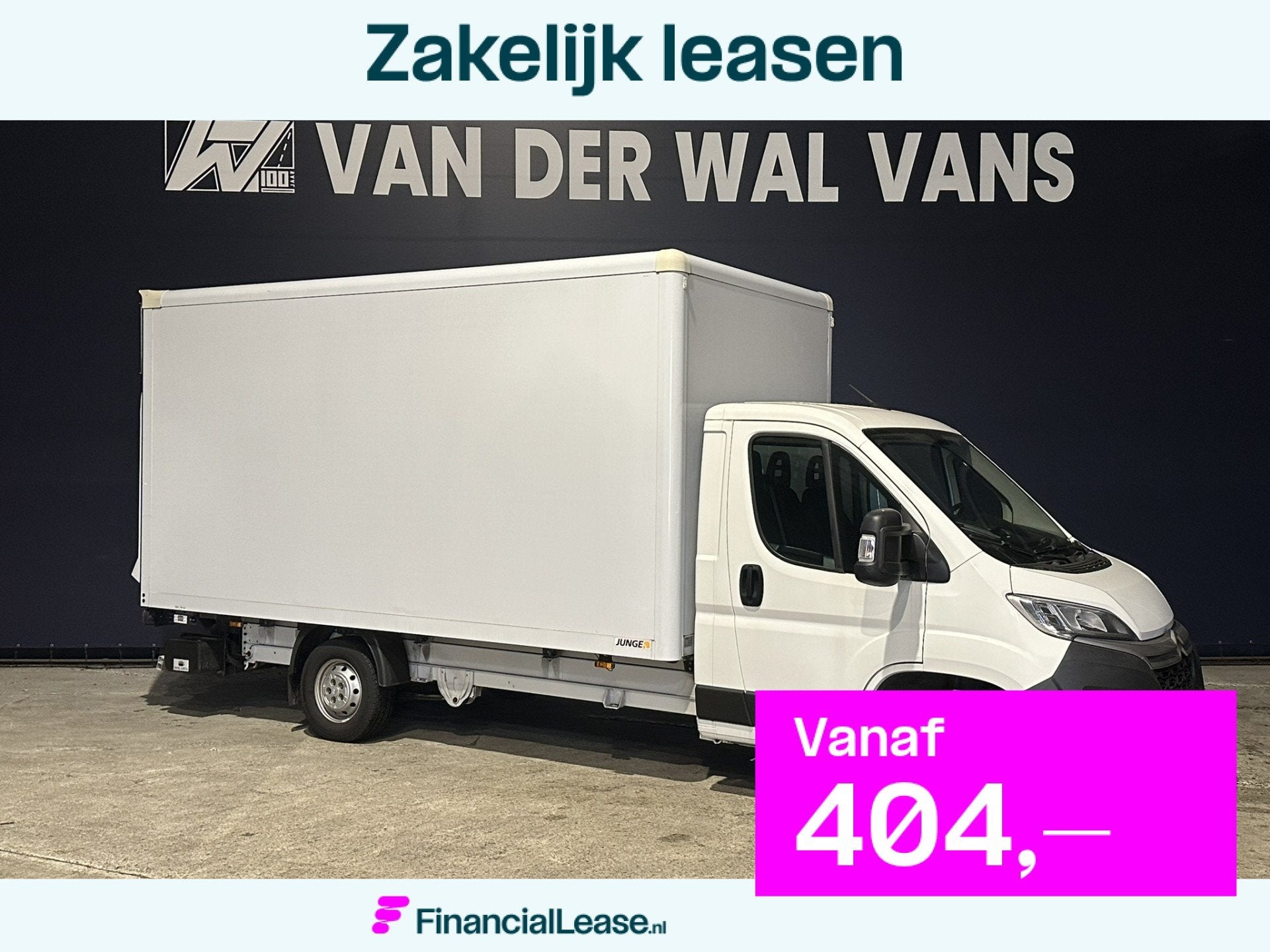 Citroën Jumper 2.2 BlueHDi 141pk Bakwagen 436cm Lang Laadkl, Auto's, Bestelauto's, Bedrijf, Lease, Financial lease, ABS, Airconditioning