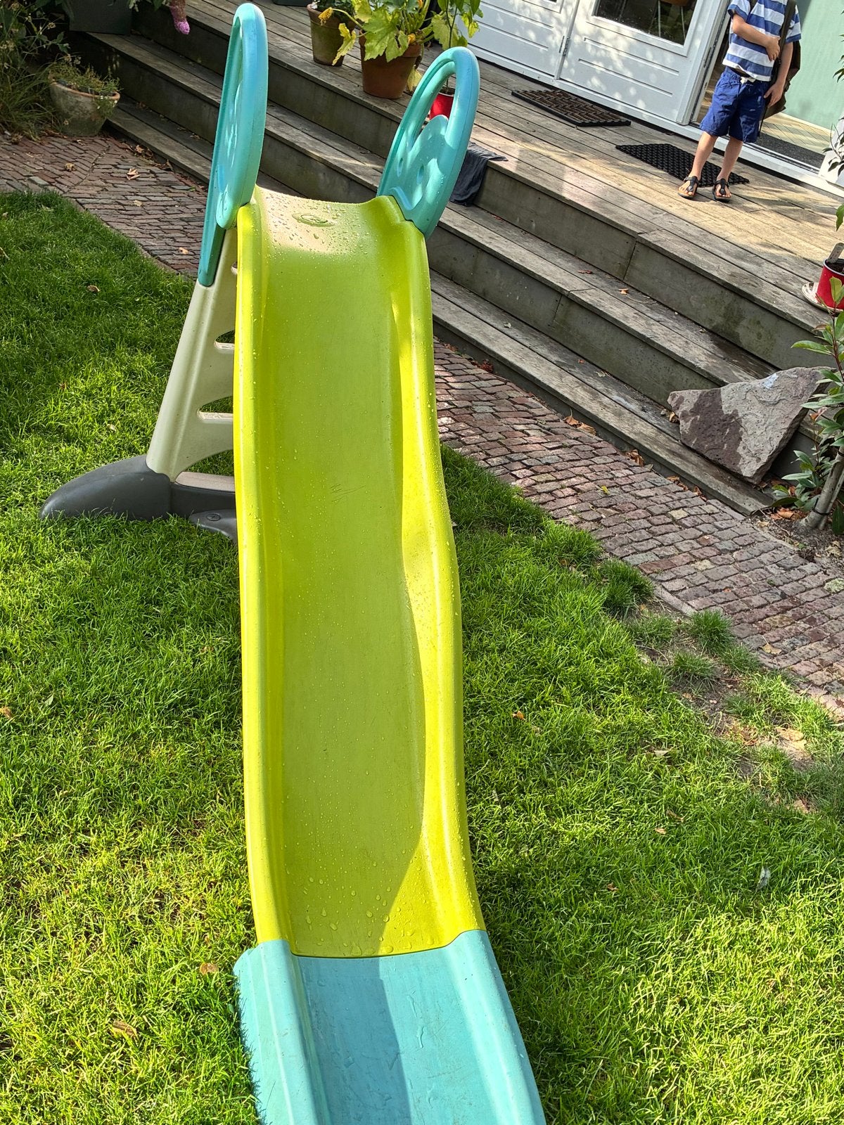 Smoby glijbaan met wateraansluiting, Kinderen en Baby's, Speelgoed | Buiten | Los speelgoed, Gebruikt, Ophalen