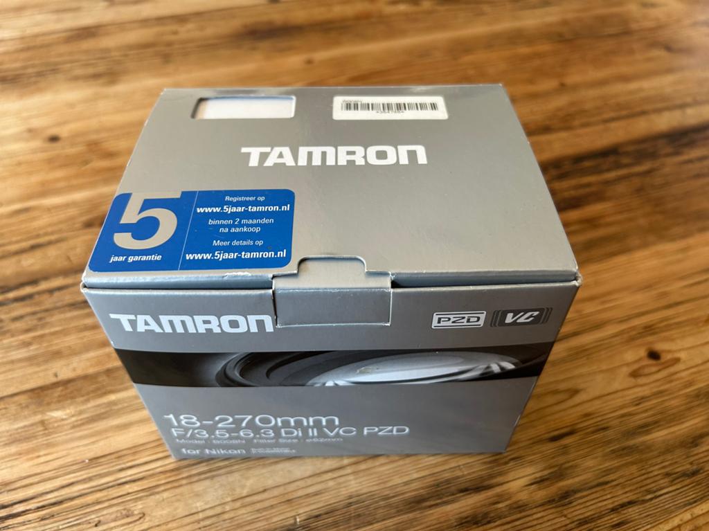 Tamron 18-270 voor Nikon, Audio, Tv en Foto, Fotografie | Lenzen en Objectieven, Ophalen, Zo goed als nieuw, Telelens