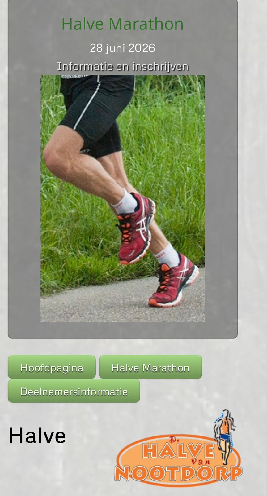 Gezocht: startbewijs halve marathon van Nootdorp, Eén persoon, Juni