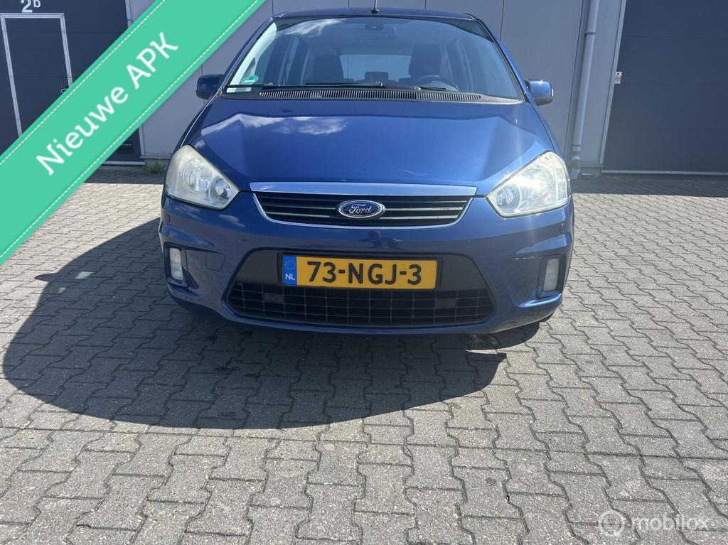 Ford C-Max 2.0-16V Titanium Automaat Nw apk, Auto's, Gebruikt, 4 cilinders, Met garantie (alle), Blauw