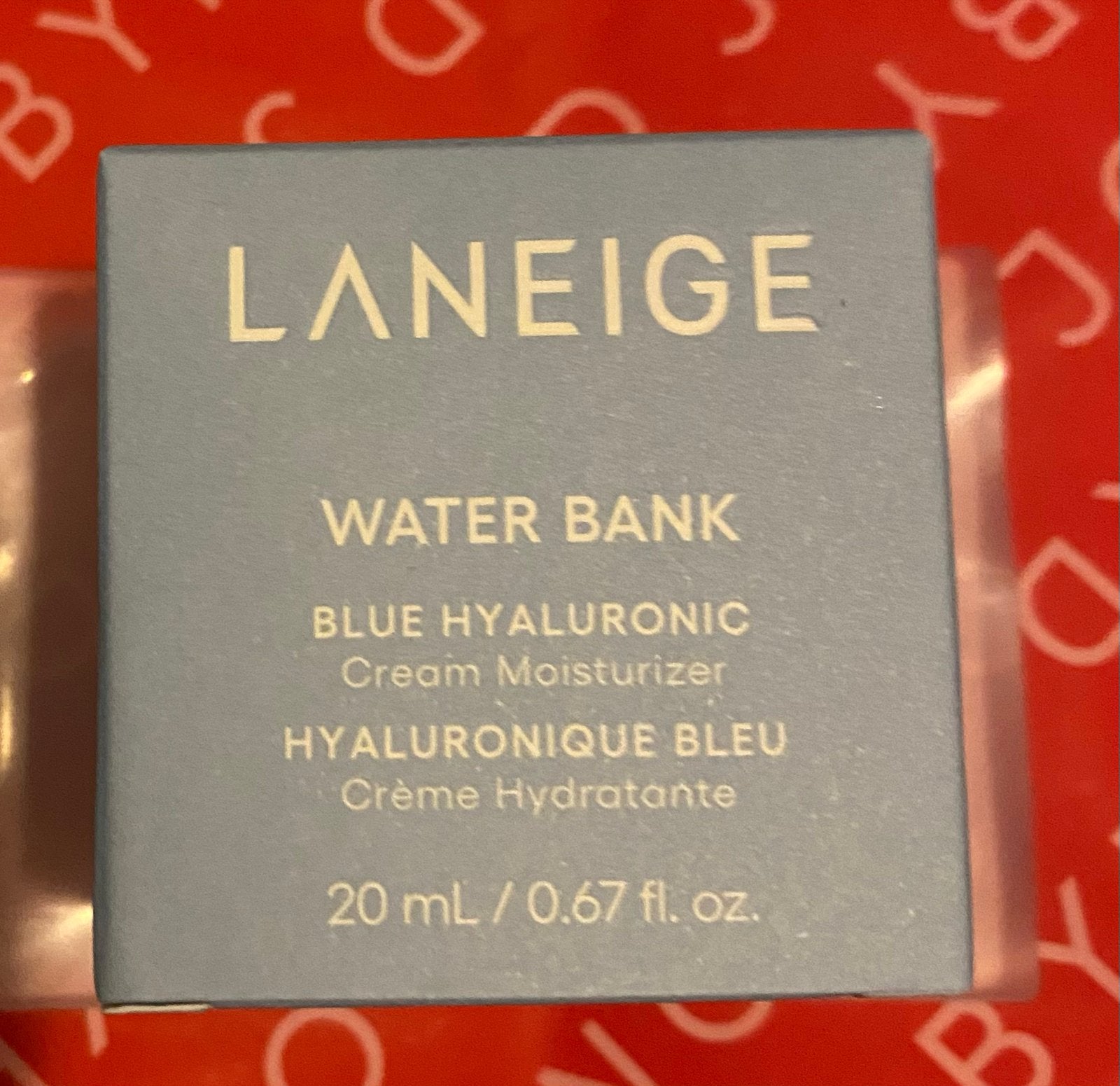 LANEIGE Water Bank Blue Hyaluronic Cream Moisturizer 20ml, Ophalen of Verzenden, Nieuw, Gehele gezicht, Verzorging
