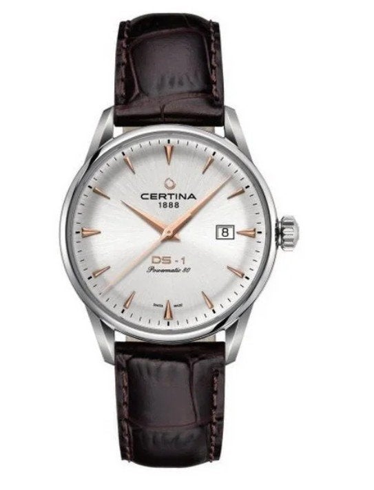 Certina DS-1 automatic C006407, Gebruikt, Polshorloge, Overige materialen, Goud