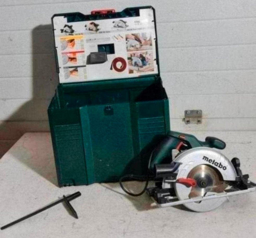 Metabo cirkelzaag 230V in systainer, Gebruikt, Ophalen of Verzenden, N.v.t, N.v.t