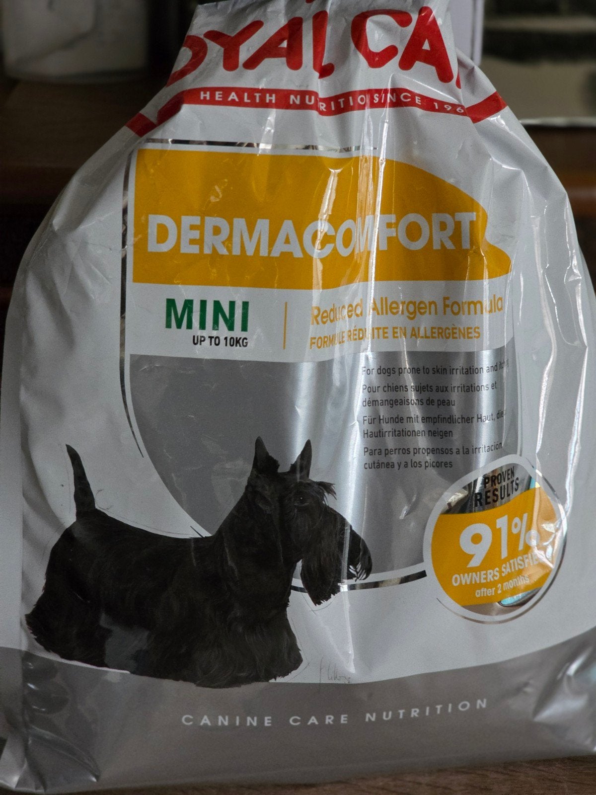 OPHALEN: 1,6kg Royal Canin Dermacomfort mini hondenvoer, Ophalen, Hond