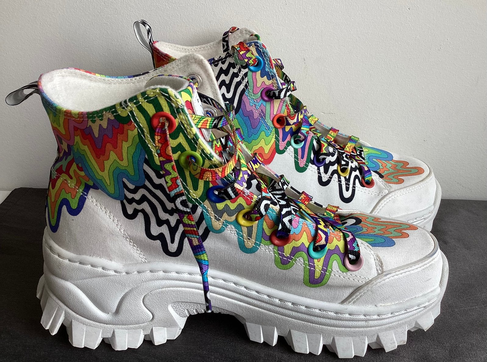 SKECHERS ‘JEN STARK’ hoge sneakers maat 37, Ophalen of Verzenden, Zo goed als nieuw, Zwart, Sneakers of Gympen