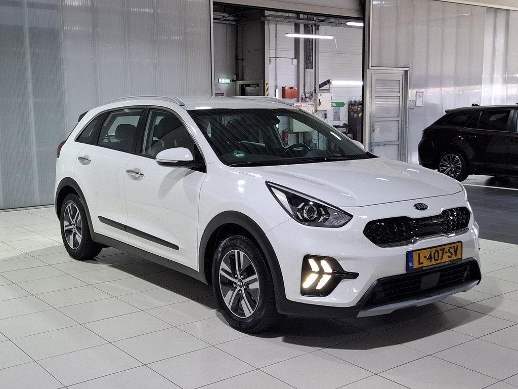 Kia Niro 1.6 GDi Hybrid DynamicLine Apple Carplay/Android Au, Auto's, Gebruikt, Euro 6, 2 kWh, Leder en Stof