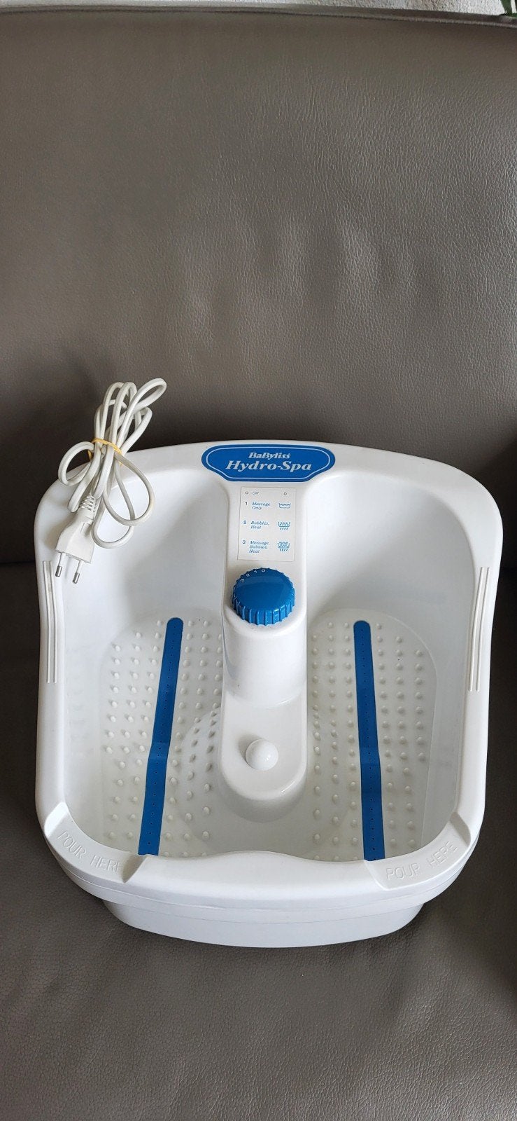 zgan BaByliss Hydro-Spa Voetenbad massage- en bubbelfunctie, Ophalen of Verzenden, Zo goed als nieuw, Overige typen