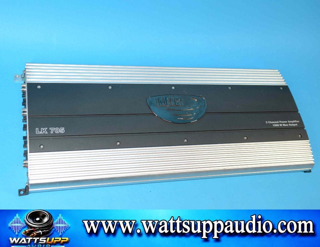 Impact LK705 5 kanaals versterker 1500W, Auto diversen, Gebruikt, ., Ophalen of Verzenden, IMPACT