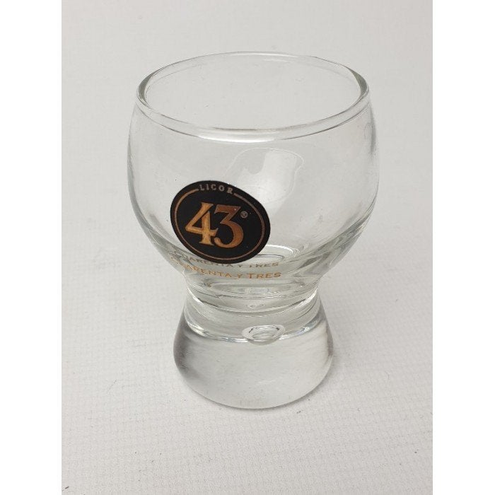 # 43 Cuarenta Y Tres glas 7 cm hoog, Ophalen of Verzenden, Gebruikt, Borrel- of Shotglas