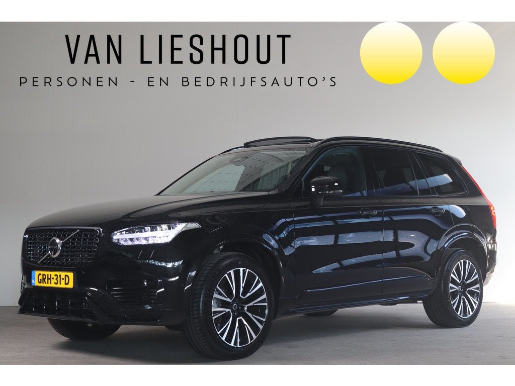 Volvo XC90 2.0 T8 Plug-in hybrid AWD Ultra Dark - NL- Auto!, Auto's, Gebruikt, 4 cilinders, 1969 cc, Zwart