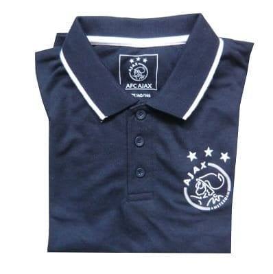 Ajax polo blauw, Sport en Fitness, Voetbal, Maat XS of kleiner, Ophalen of Verzenden, Nieuw, Shirt