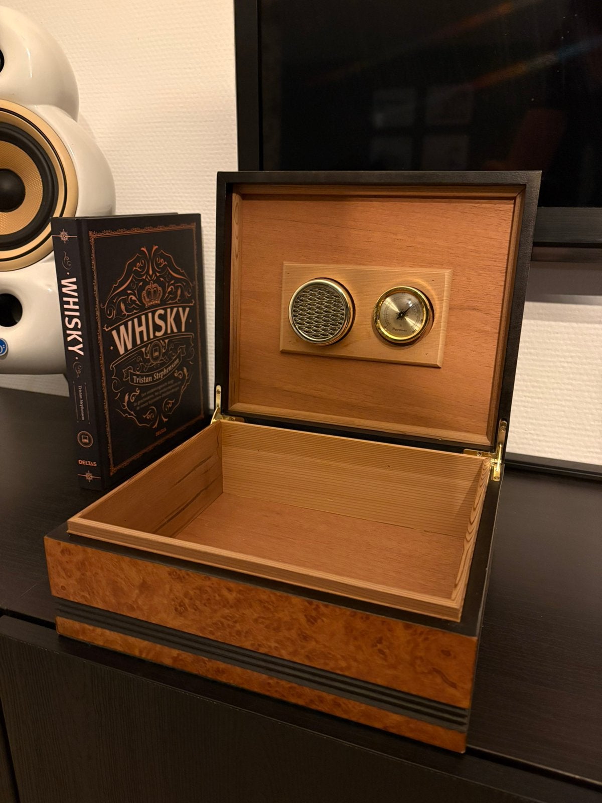 Luxe sigaren humidor, Verzamelen, Ophalen of Verzenden, Zo goed als nieuw, Tabaksdoos of Verpakking