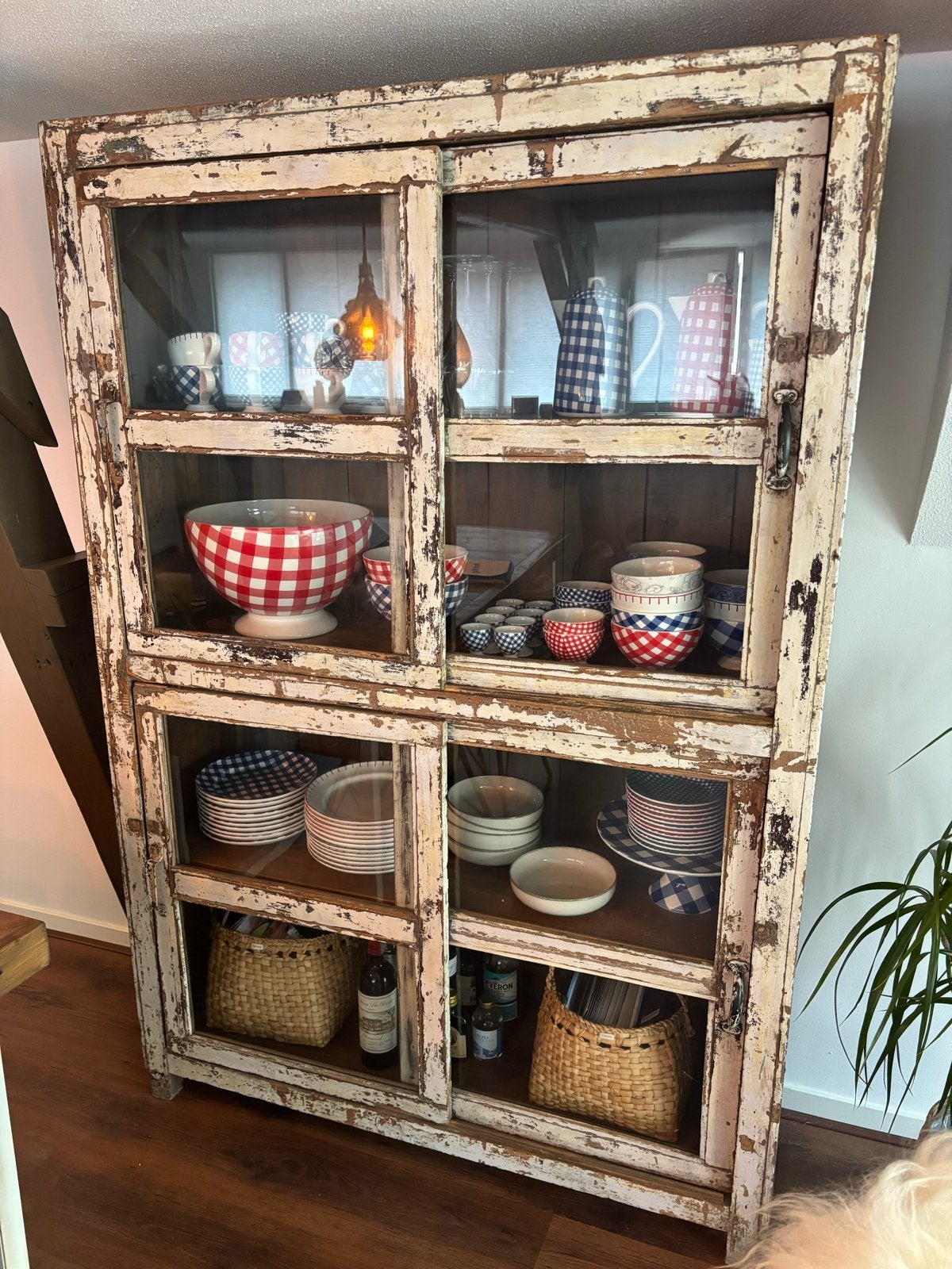 Brocante Servieskast, op maat gemaakt, Ophalen