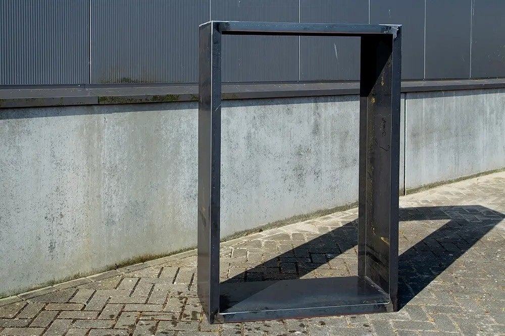 Houtopslag cortenstaal 100x40x200cm 2mm dik, Minder dan 3 m³, Ophalen