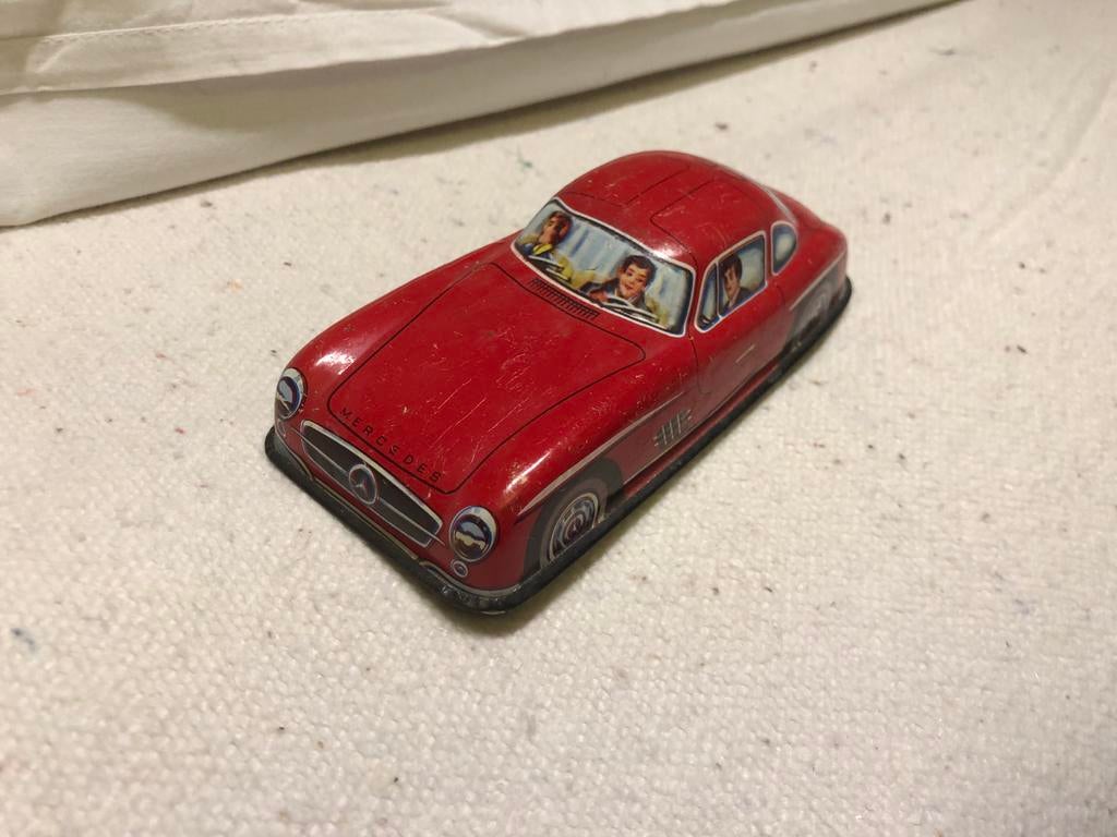 Mercedes 300SL vleugeldeur van blik, Overige merken, Gebruikt, Auto, Groter dan 1:32
