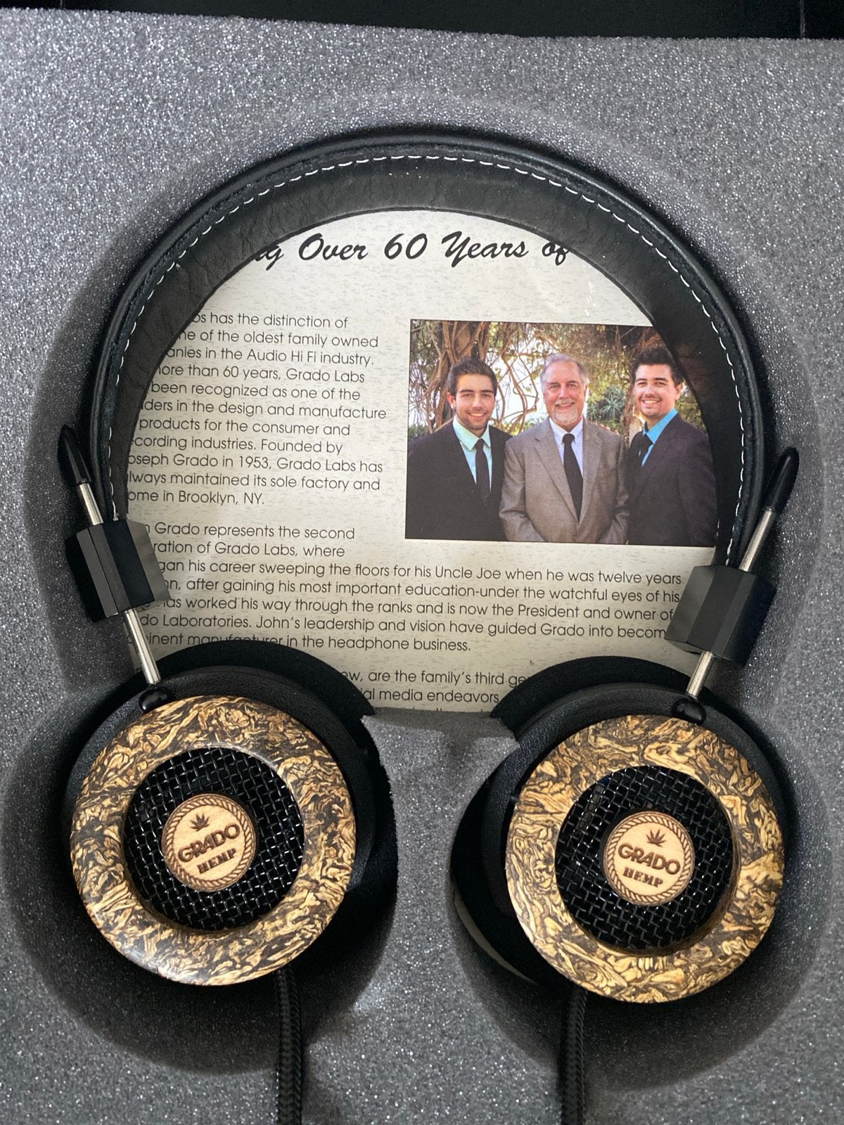 Grado Labs The Hemp Headphone - Zo goed als nieuw, Audio, Tv en Foto, Koptelefoons, Overige merken, Ophalen of Verzenden, Zo goed als nieuw
