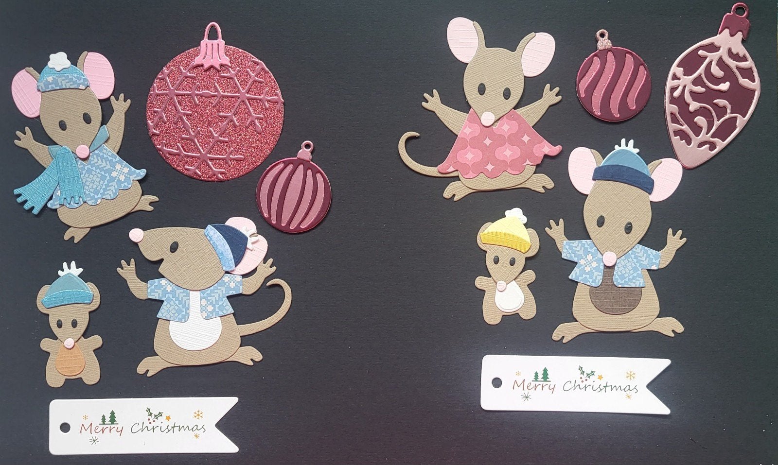 Stansjes Fam muis/ kerst, Hobby en Vrije tijd, Kaarten | Zelf maken, Ophalen of Verzenden, Nieuw, Kerst, Overige typen