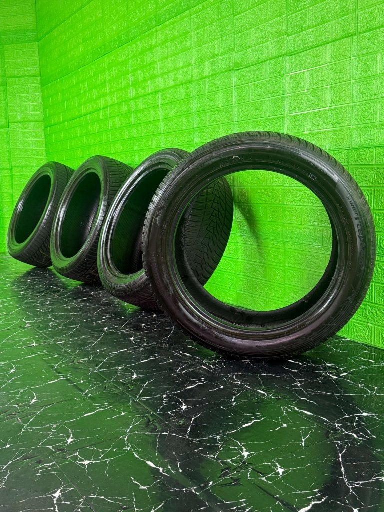 4x Hankook I*cept Evo3 275/45R21 winterbanden 8mm, Niet ingevuld, Gebruikt, 275 mm, Niet ingevuld
