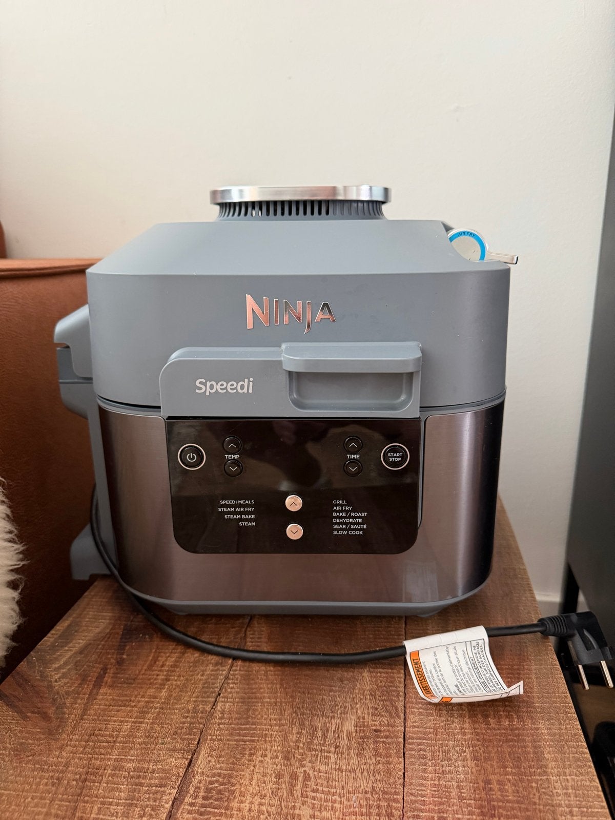 Ninja Speedi Multicooker - Airfryer, Stomer, Grill, 4 liter of meer, Ophalen, Zo goed als nieuw, Uitneembare binnenpan
