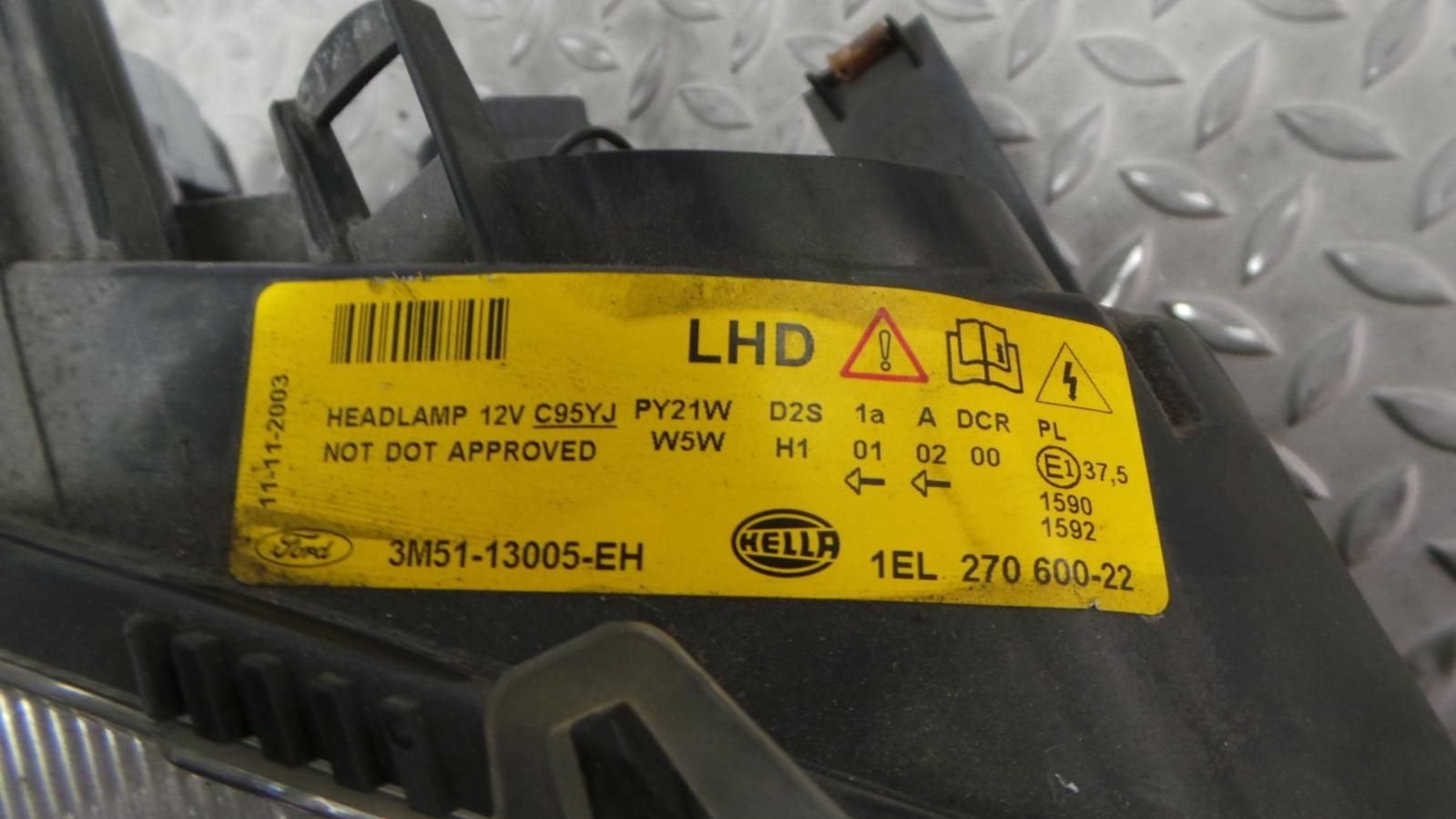 FORD FOCUS C MAX KOPLAMP R 2005, Ophalen of Verzenden, Gebruikt, Stiba lid