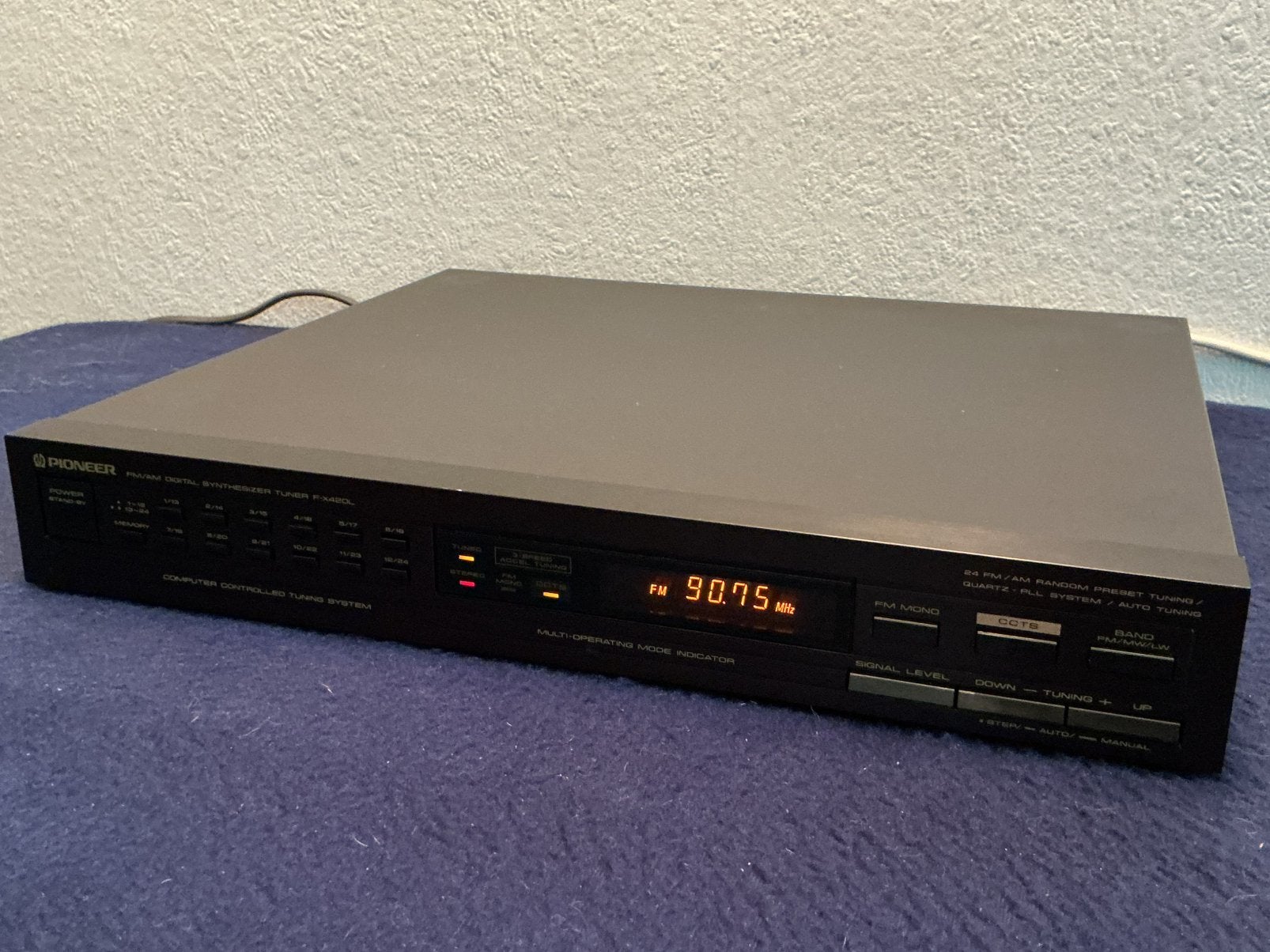 Pioneer quartz PLL tuner- F-X420L, Ophalen of Verzenden, Gebruikt