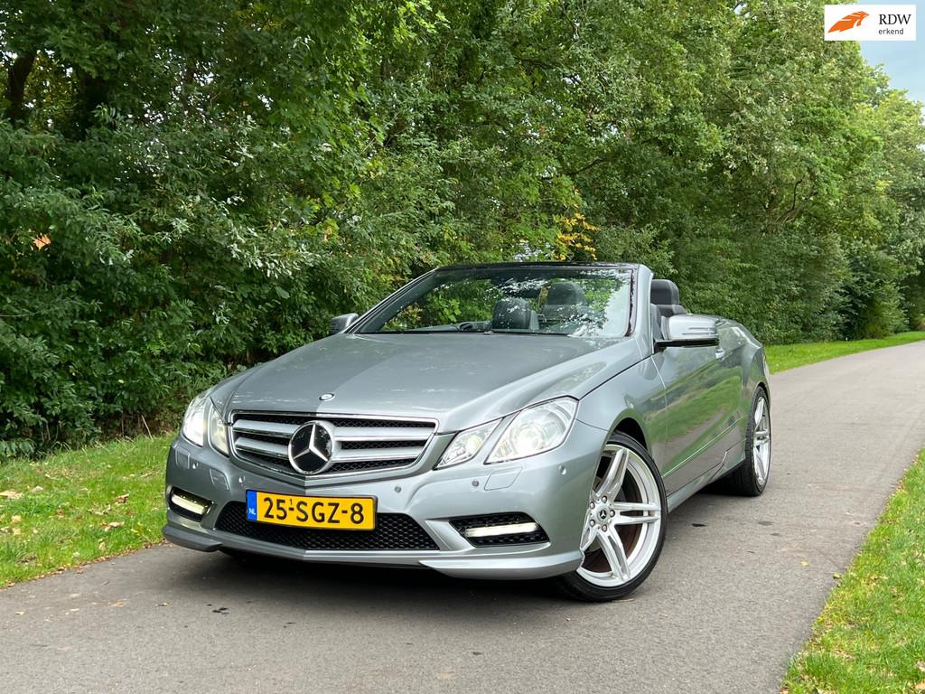 Mercedes-Benz E-klasse Cabrio 200 CGI Elegance Cabriolet, Auto's, Mercedes-Benz, Euro 5, Achterwielaandrijving, Zwart, 4 cilinders