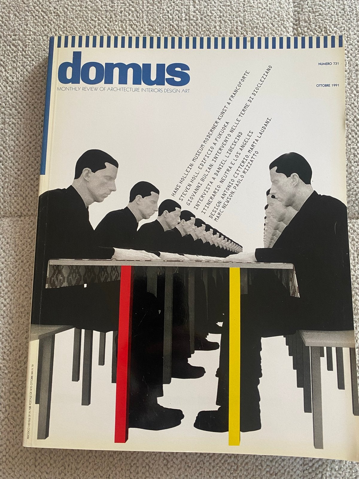 Domus Magazine - Nummer 731 - Oktober 1991, Boeken, Tijdschriften en Kranten, Ophalen of Verzenden, Gelezen, Overige typen