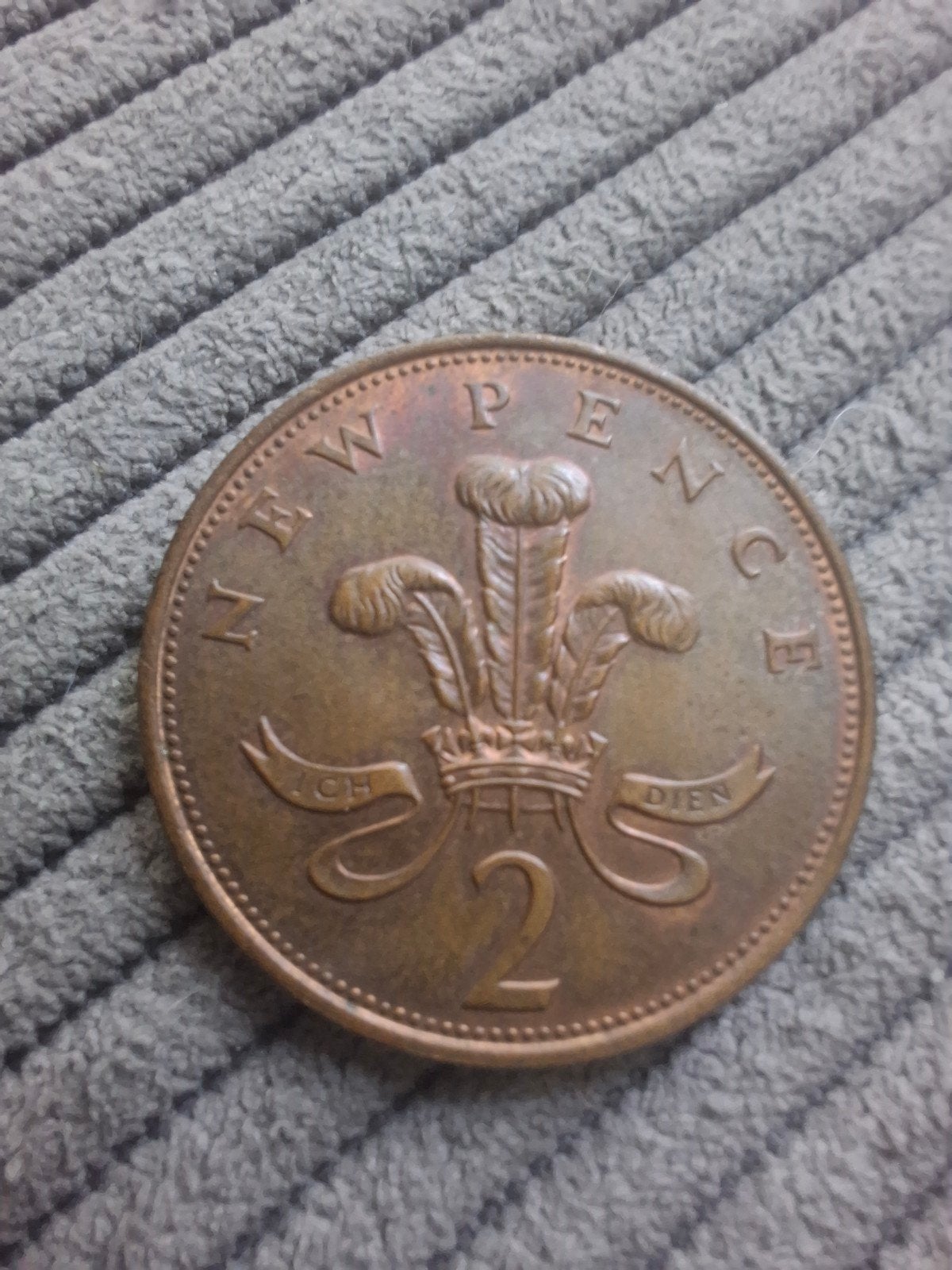 Britse 2 Pence munt 1971 - Koningin Elizabeth II, Ophalen of Verzenden, Overige landen