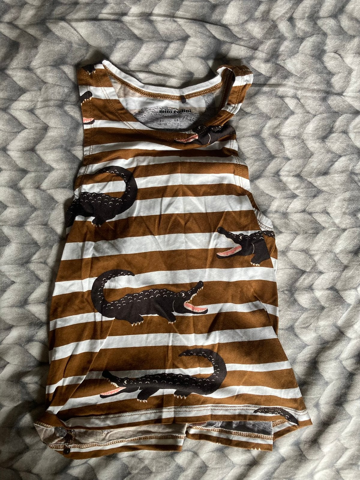 Mini Rodini tank top 116/122, Kinderen en Baby's, Ophalen of Verzenden, Zo goed als nieuw, Jongen of Meisje, Shirt of Longsleeve