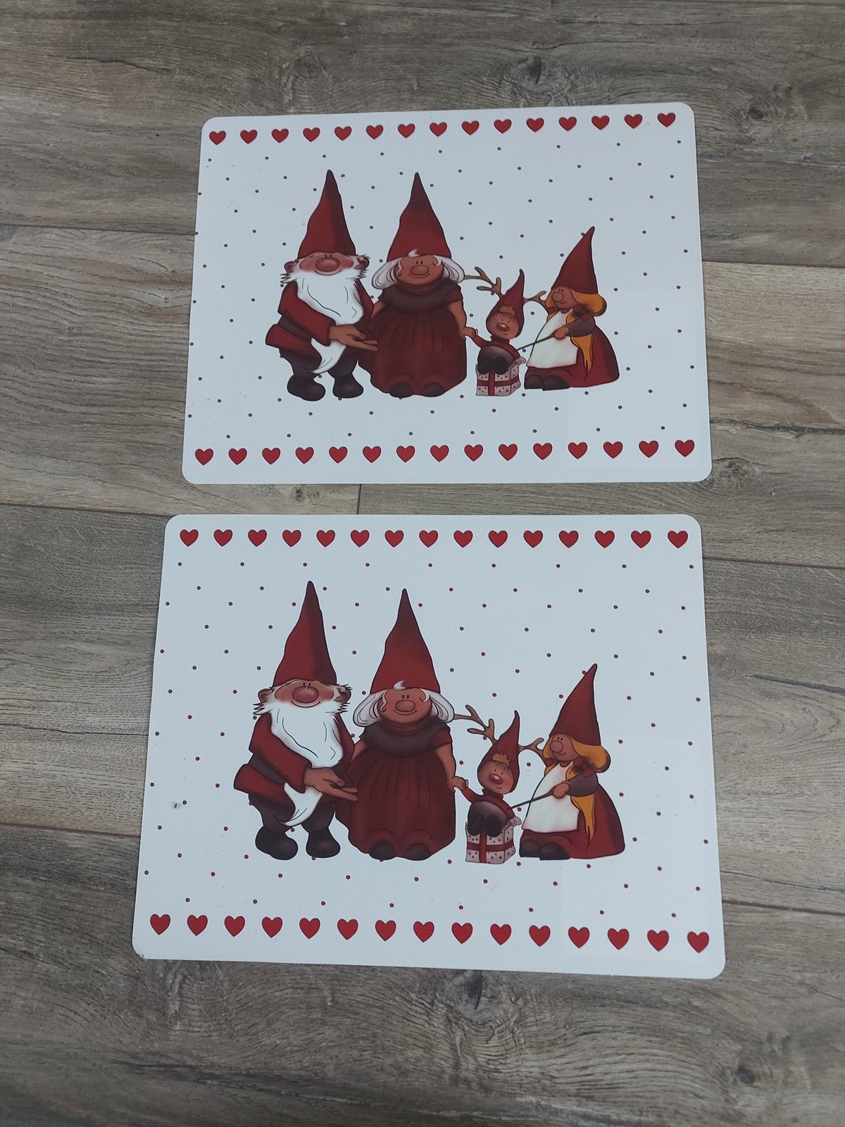 Placemats kabouters 2x, Ophalen of Verzenden, Gebruikt, Placemat