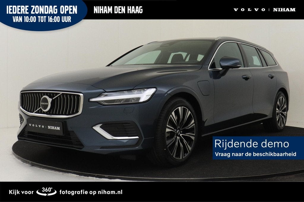 Volvo V60 T8 PLUG-IN HYBRID AWD PLUS PERFORMANCE ED. BRIGHT, Auto's, Volvo, Automaat, 12 maanden, Euro 6, 4 cilinders