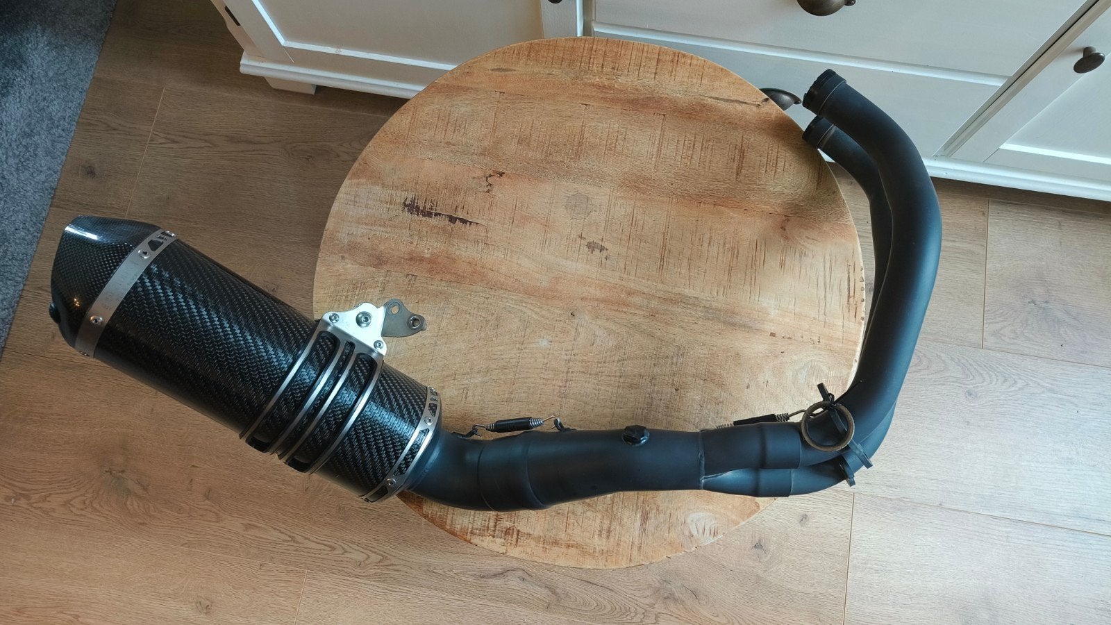 Termignoni uitlaat Carbon demper MT-07 XSR700, Ophalen of Verzenden