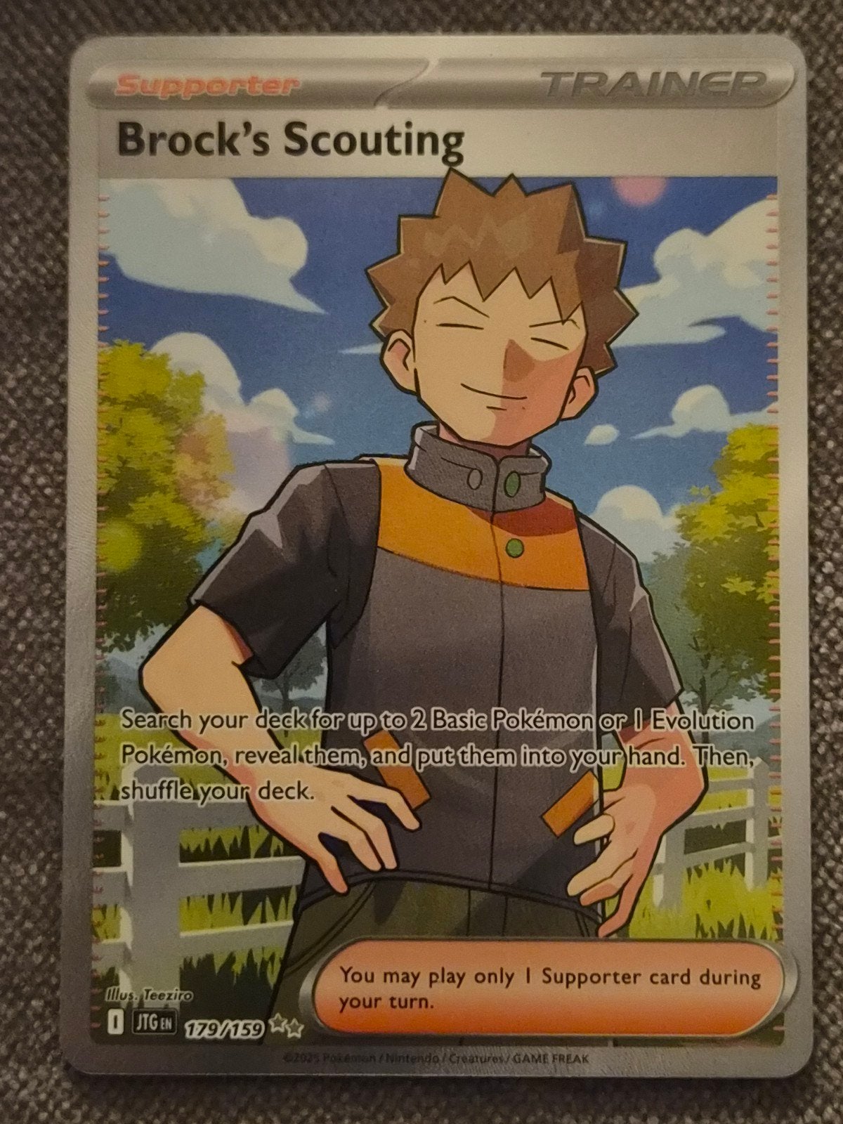 Pokémon Brock's Scouting (jtg 179), Ophalen of Verzenden, Nieuw, Losse kaart