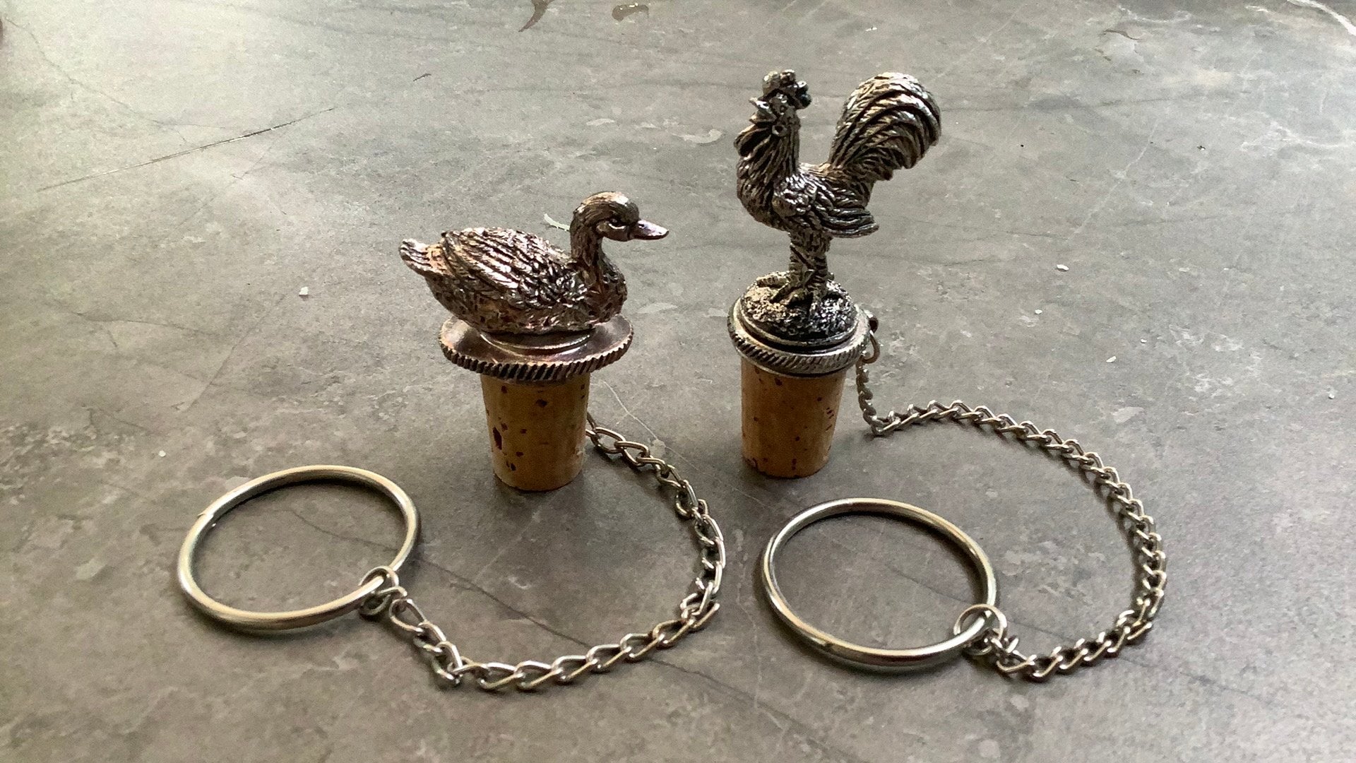 Vintage country chic wijnstoppers, Ophalen of Verzenden, Zo goed als nieuw