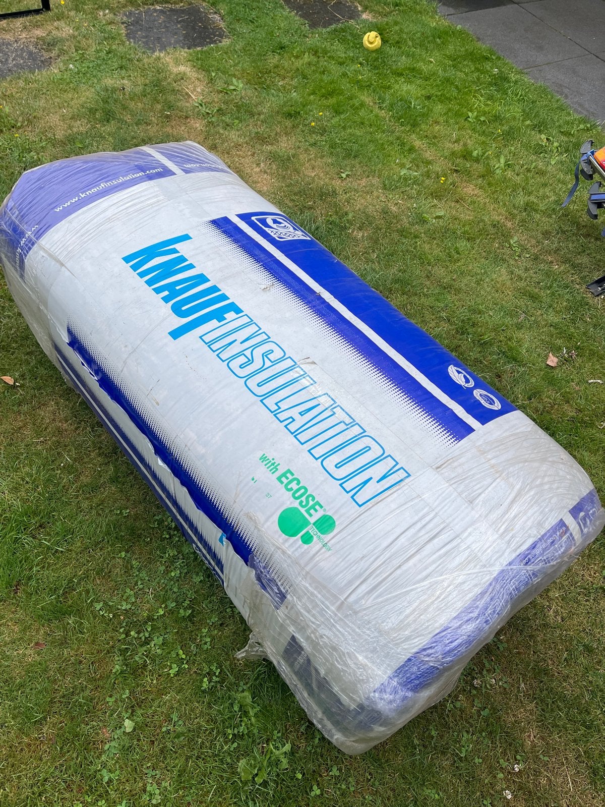 Knauf Insulation Glaswolrol met ECOSE Technologie, Ophalen, 12 cm of meer, Nieuw, 15 m² of meer