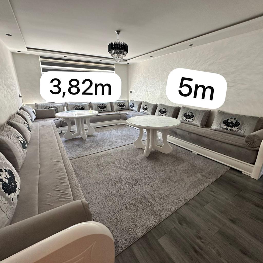 Marokkaanse Sedari - 2 jaar oud zonder tafels, Ophalen, Hoekbank, 300 cm of meer, 75 tot 100 cm