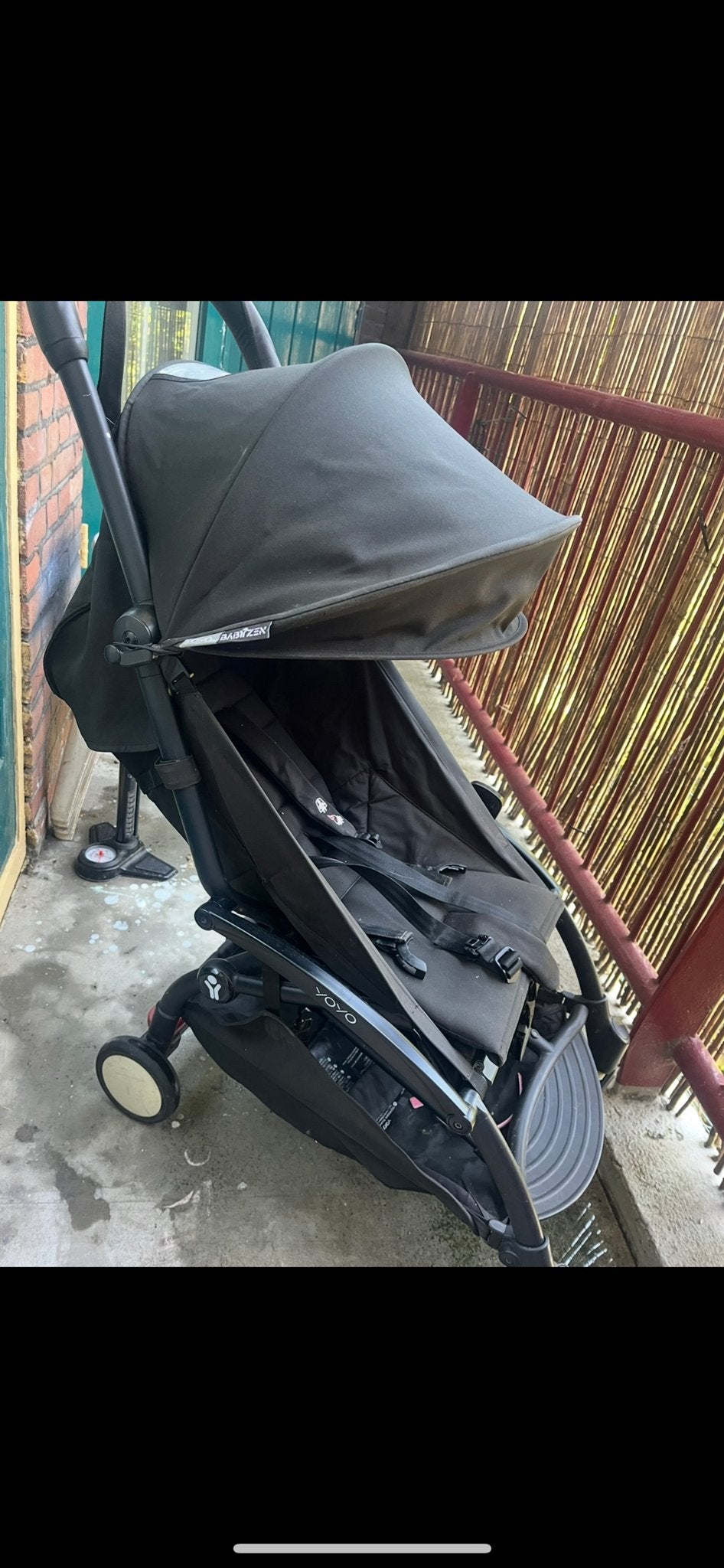 Babyzen Yoyo buggy met warme voetenzak en regenhuif., Ophalen, Gebruikt, Overige merken, Voetenzak